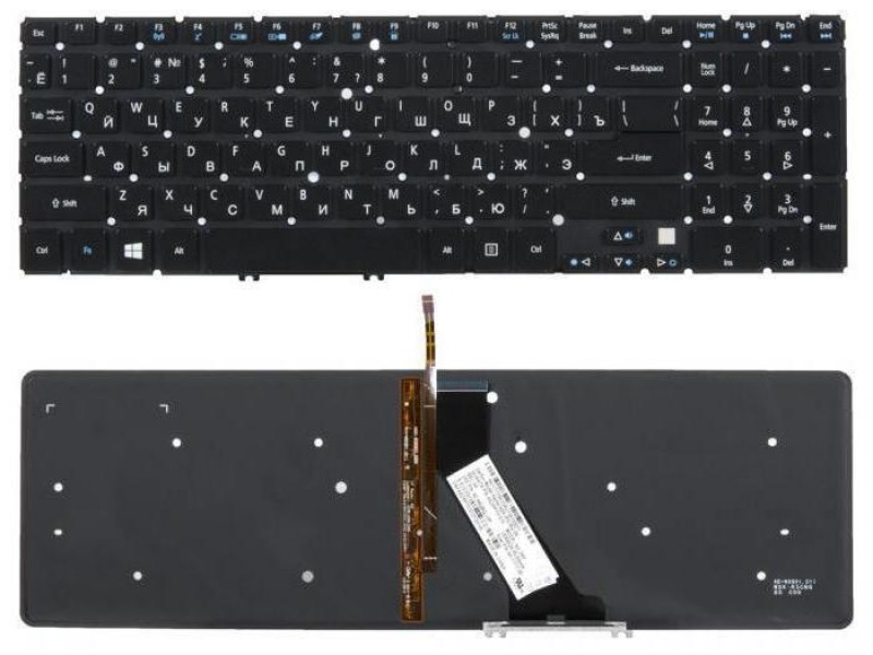 Клавиатура для Acer Aspire V5 с подсветкой M3-581T V5-531 V5-571